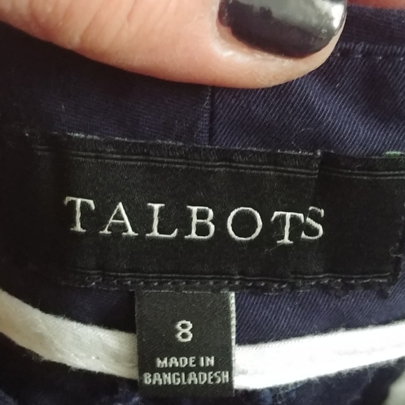 Talbots Navy Blue Chino Shorts - Picture 3 of 3